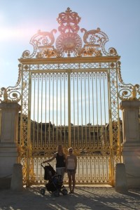 Inngangsporten til Slottet i Versailles
