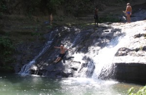 Bading i fossefallene