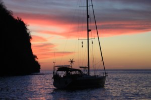 I Wallilabou bay, St Vincent der Pirates of Caribien ble innspilt