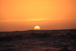 Solnedgang på Atlanteren