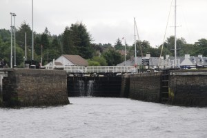 Sea-locken inn til Corpach Basin